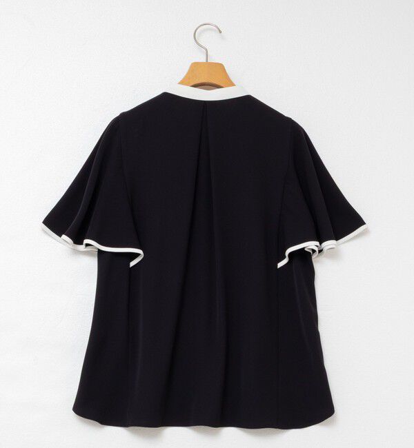 NOLLEY'S sophi「バックサテンフレアスリーブブラウス」|シャツ・ブラウス|