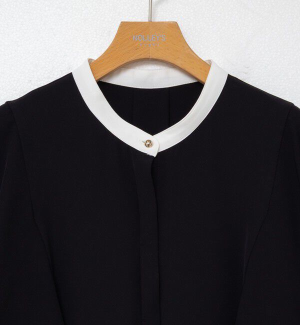 NOLLEY'S sophi「バックサテンフレアスリーブブラウス」|シャツ・ブラウス|