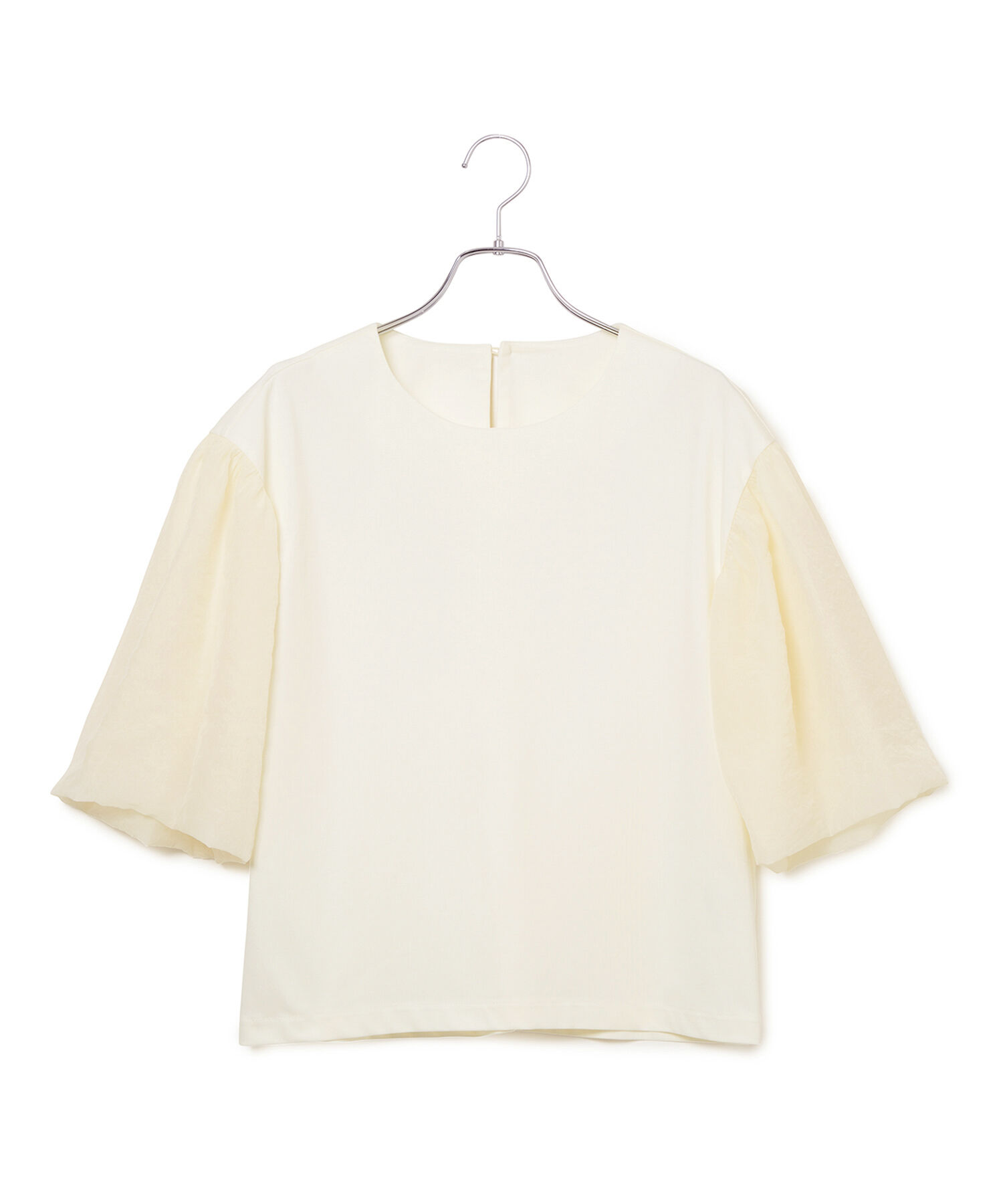 ROPE「オーガンジー袖カットソー」|Tシャツ・カットソー|