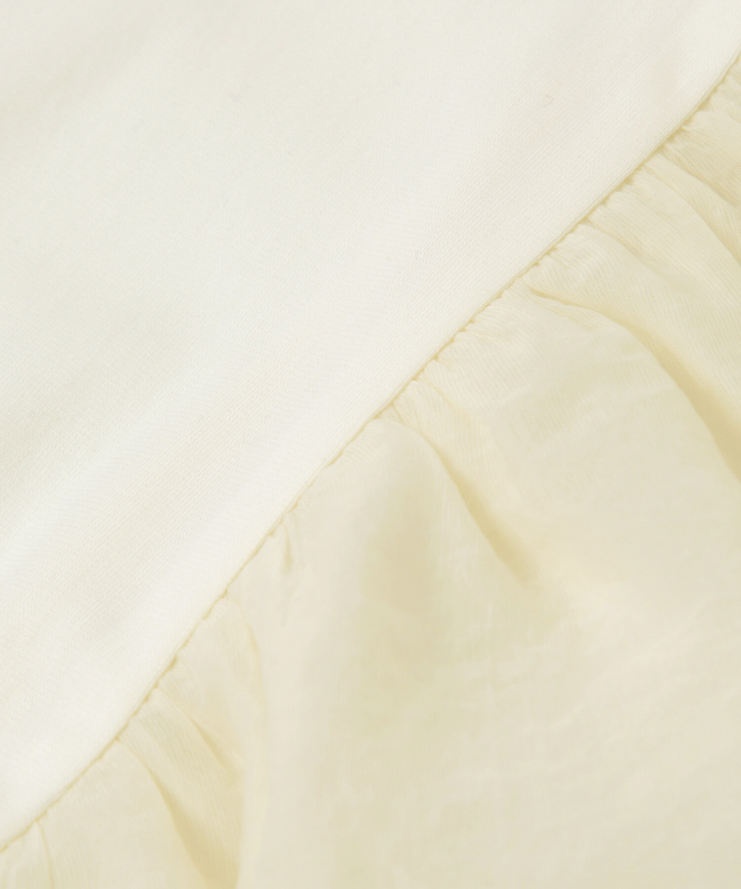 ROPE「オーガンジー袖カットソー」|Tシャツ・カットソー|