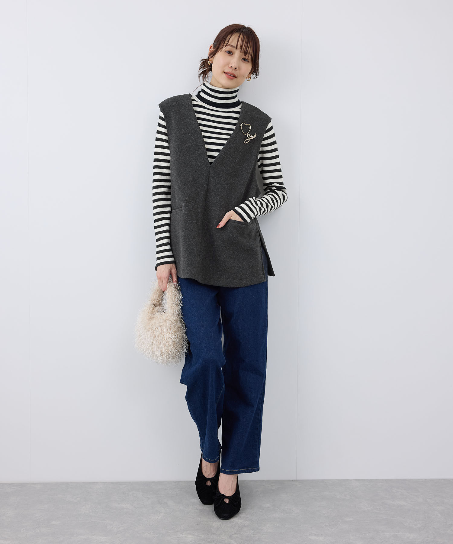 Rope&rsquo;Picnic「セットアップ対応/ベストトップス」|ベスト・ジレ|