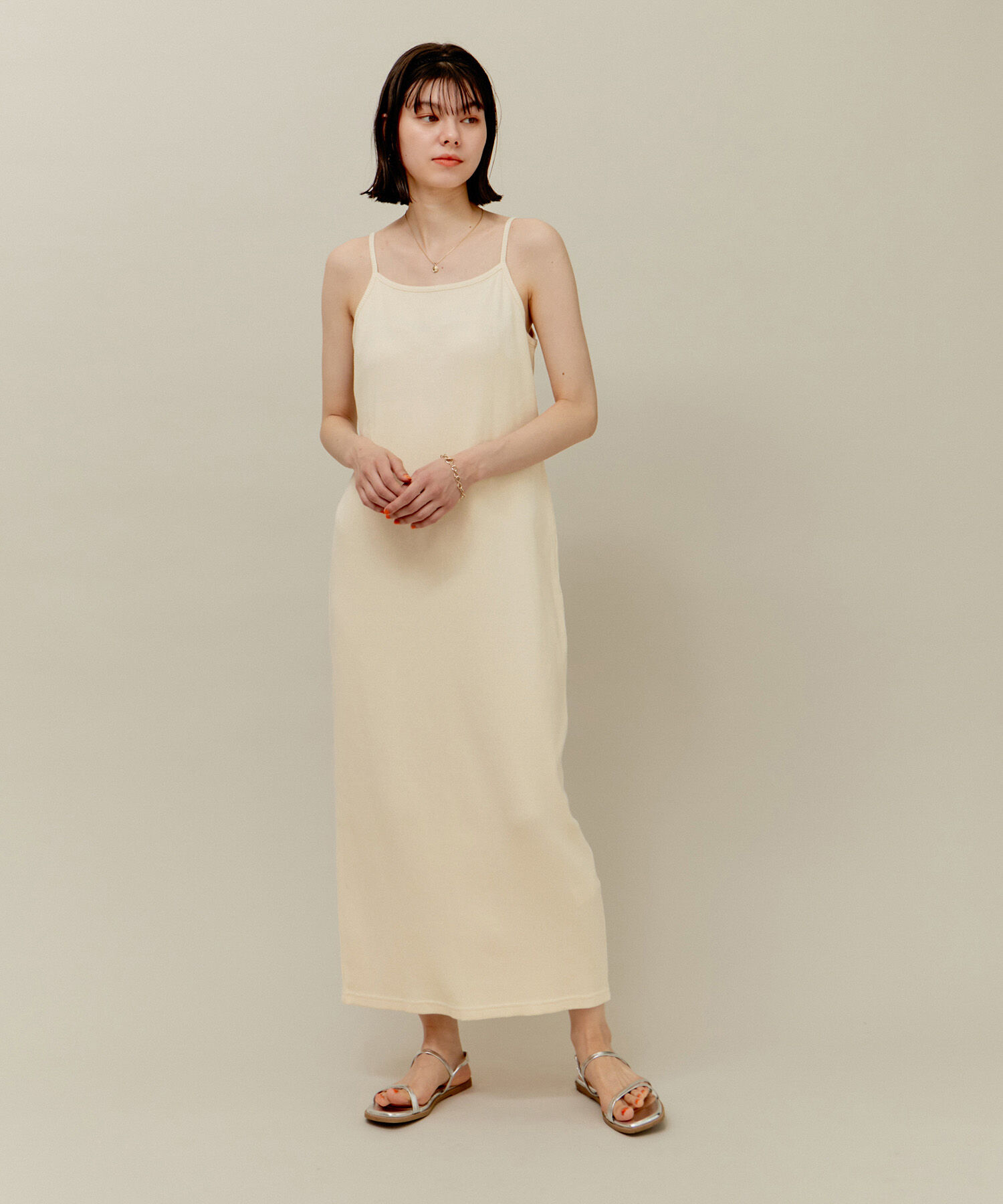 ROPE' PICNIC R「ジップ付きトップス&times;テレコキャミワンピース」|ワンピース|