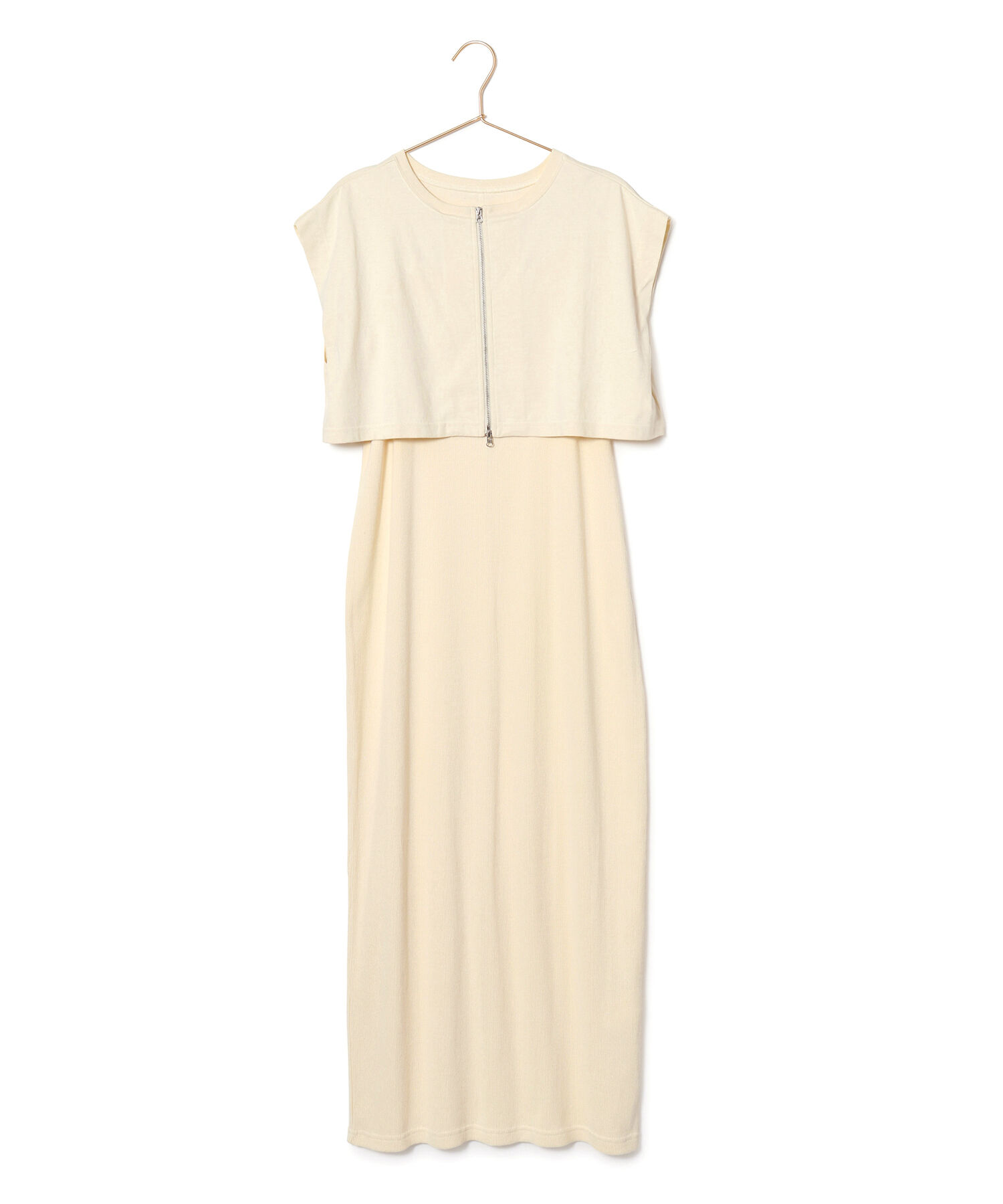 ROPE' PICNIC R「ジップ付きトップス&times;テレコキャミワンピース」|ワンピース|