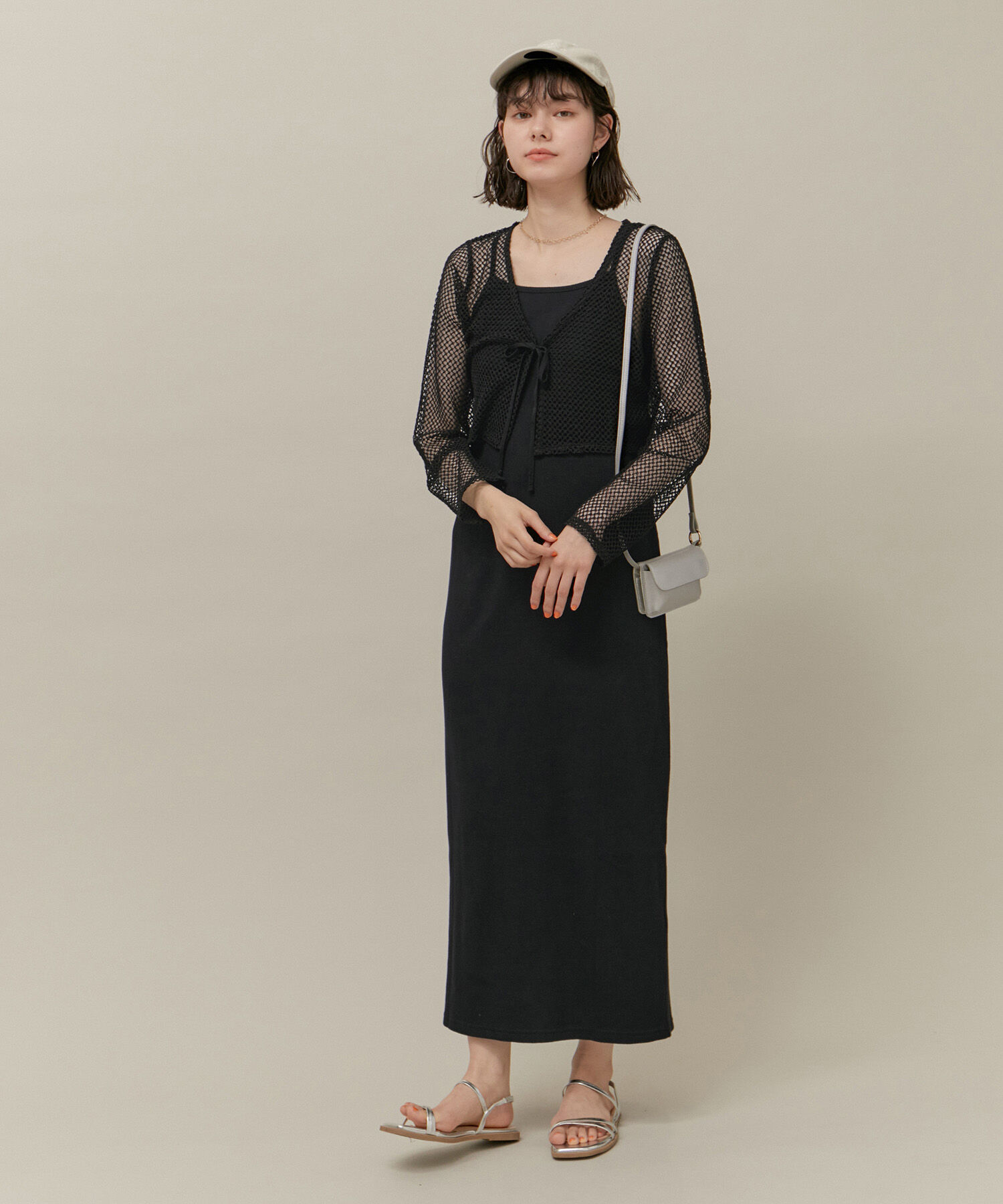 ROPE' PICNIC R「ジップ付きトップス&times;テレコキャミワンピース」|ワンピース|