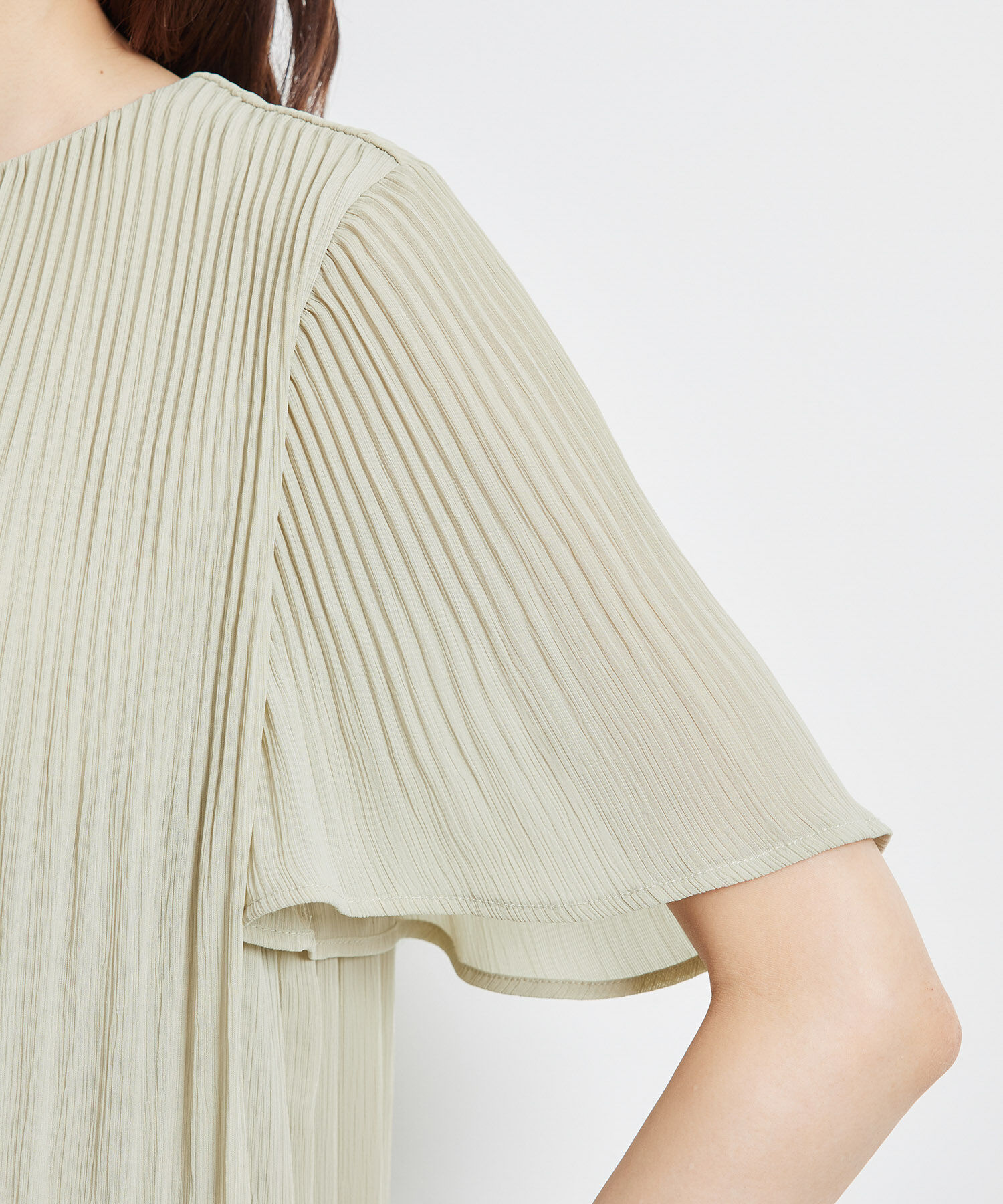 Rope&rsquo;Picnic「カップ付きプリーツブラウス」|シャツ・ブラウス|