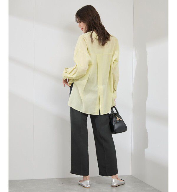 Rope&rsquo;Picnic「【吸水速乾・防シワ】エフォートレスリラックススティックパンツ/通勤・セットアップ対応」|チノ|