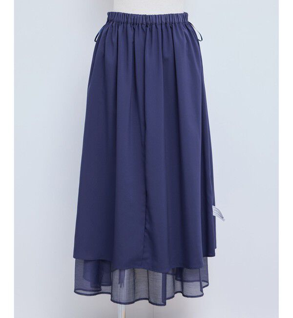 Rope&rsquo;Picnic「エアリーシアーギャザーロングスカート」|スカート|