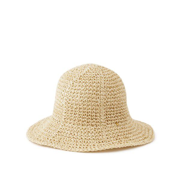 ROPE PICNIC PASSAGE「ライン編みペーパーハット」|ハット|