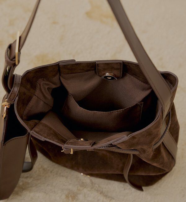  「スマホポーチ付きベルトデザインショルダーバッグ」|ショルダー・メッセンジャー|