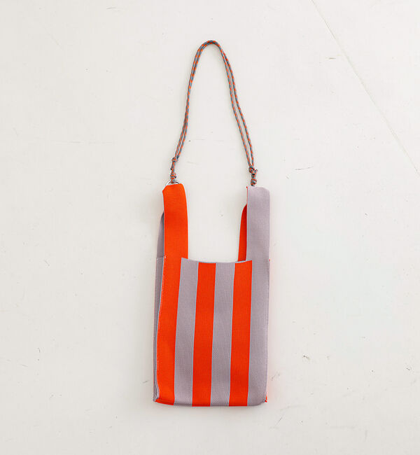 Rouge vif「【FRUIT OF THE LOOM】ストライプ ミニショルダーバッグ / ST」|ショルダー・メッセンジャー|