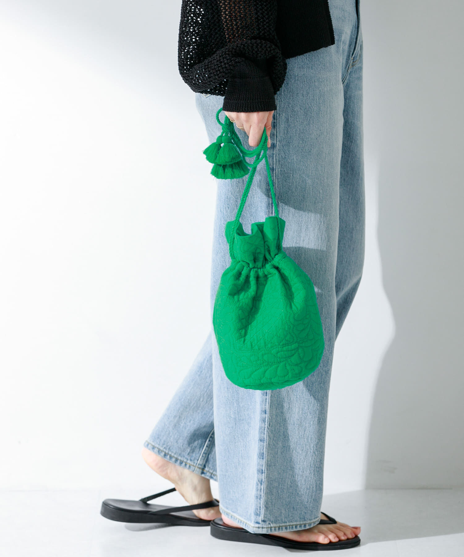 Sonny Label 「エンブロイダリーコットンポシェット」|ショルダー・メッセンジャー|