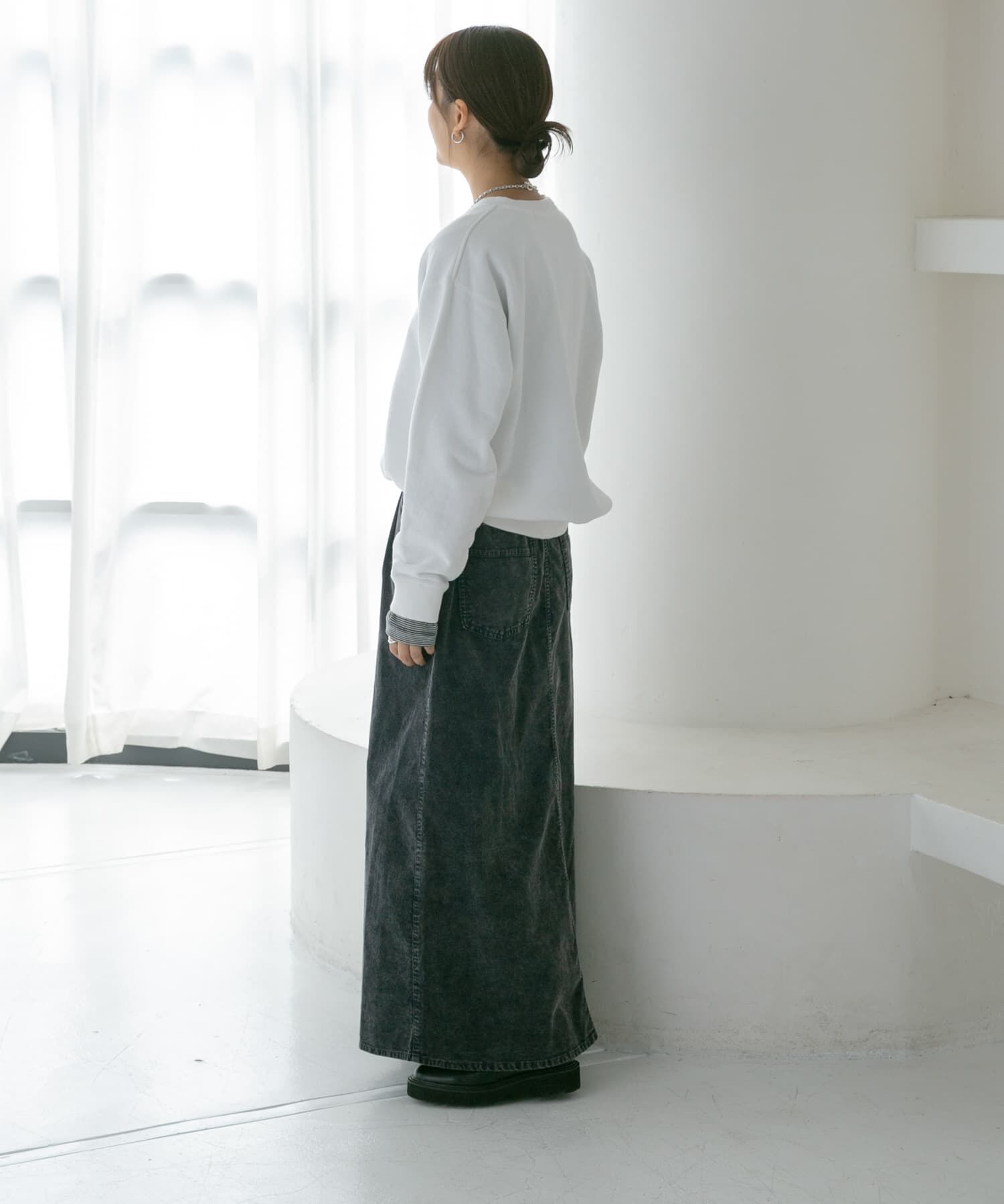 URBAN RESEARCH「ガーメントダイコーデュロイスカート」|スカート|