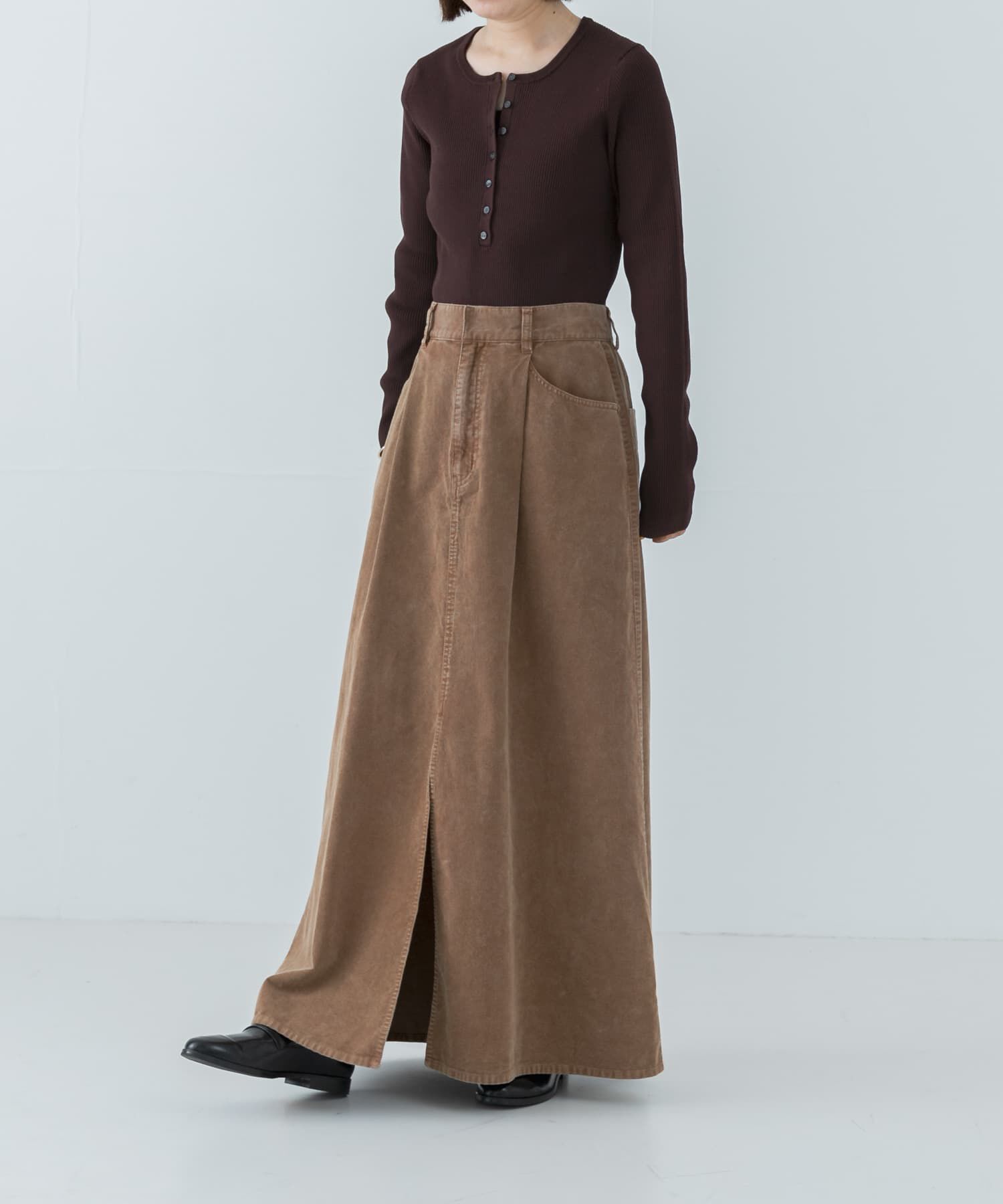 URBAN RESEARCH「ガーメントダイコーデュロイスカート」|スカート|