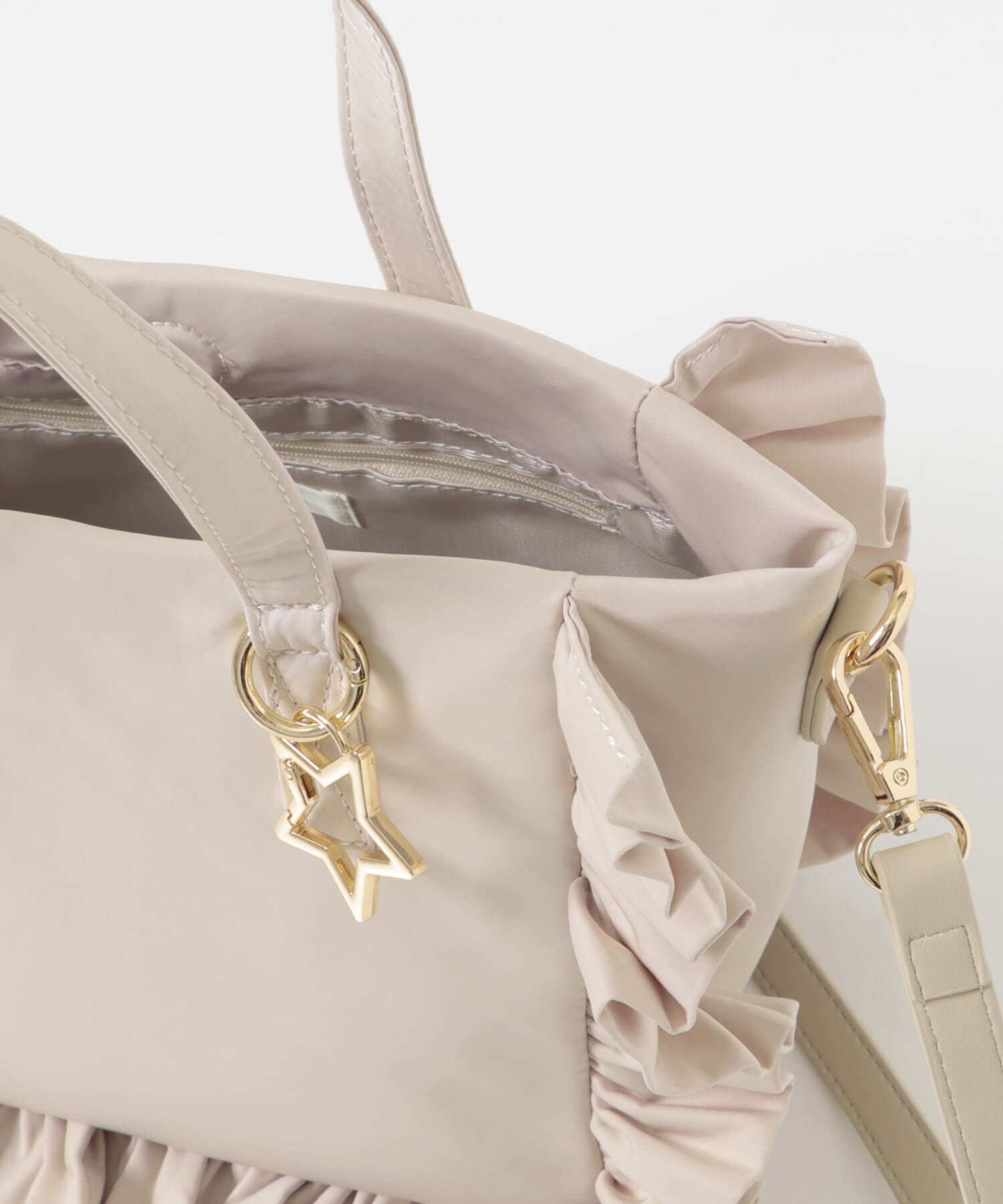 RODE SKO「スターチャームフリルトートバッグ」|トートバッグ|