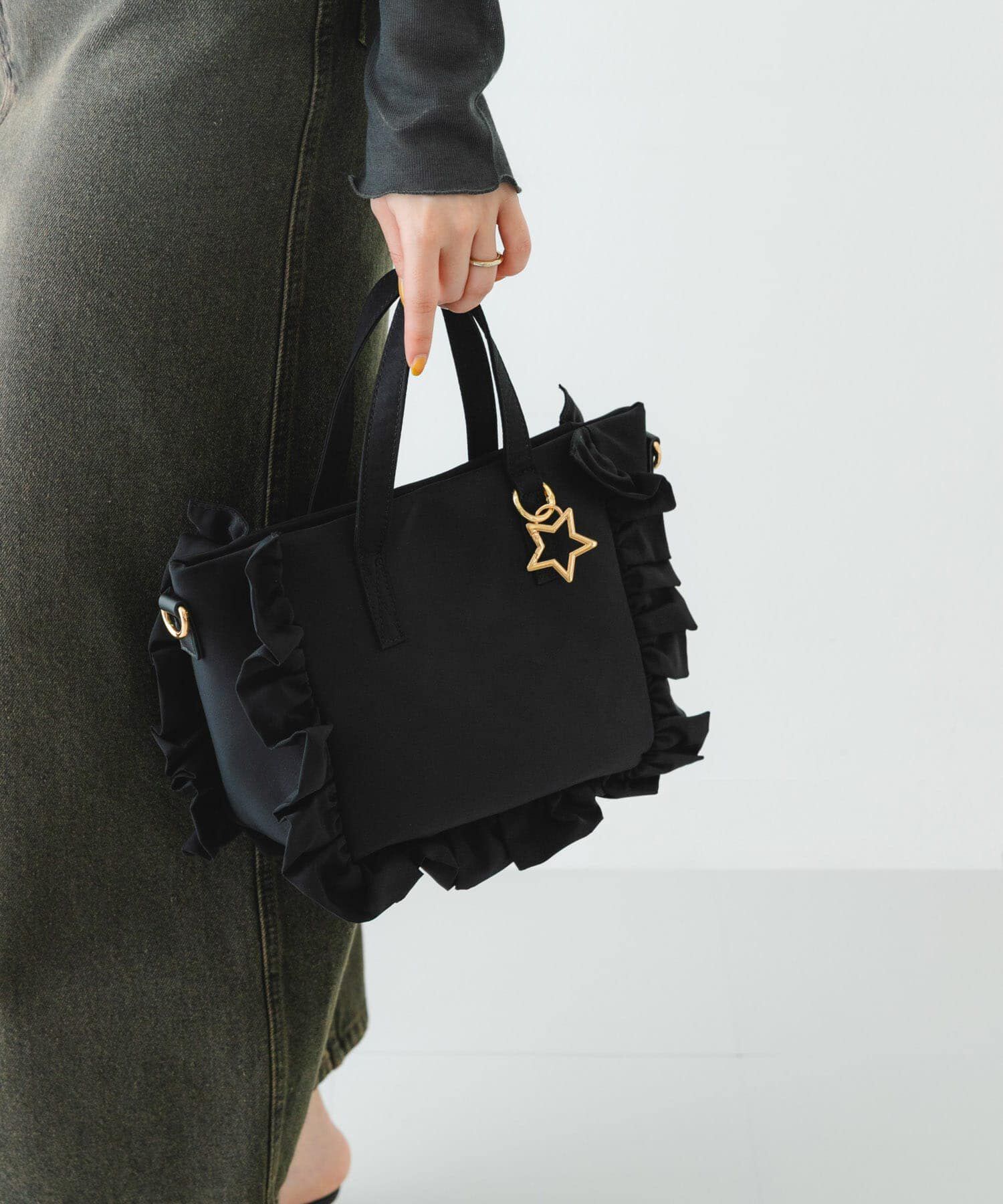 RODE SKO「スターチャームフリルトートバッグ」|トートバッグ|