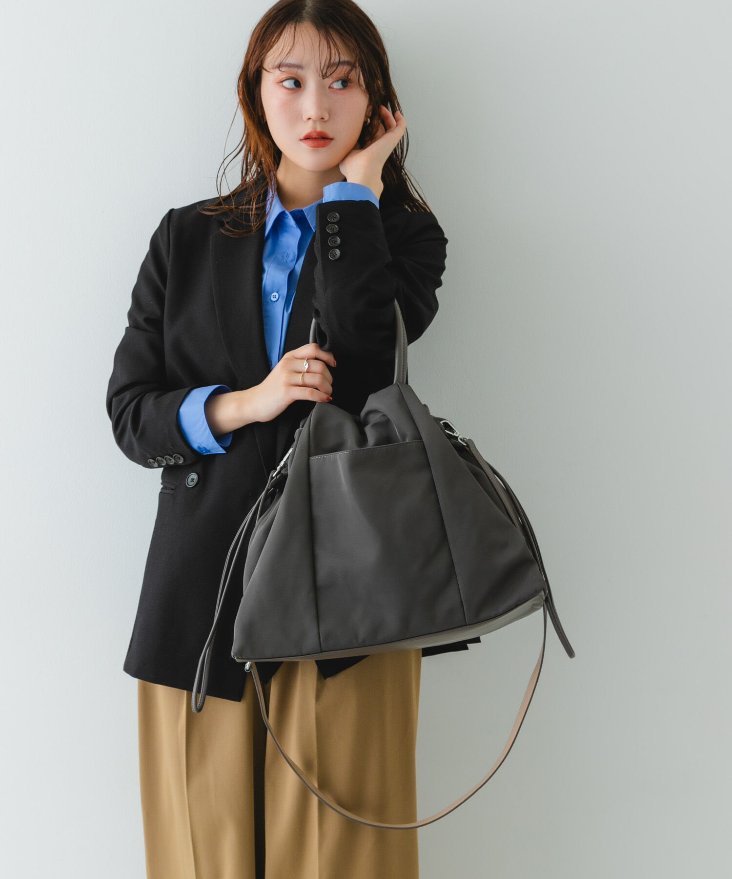 RODE SKO「ショルダー付撥水キンチャクバッグ」|ショルダー・メッセンジャー|