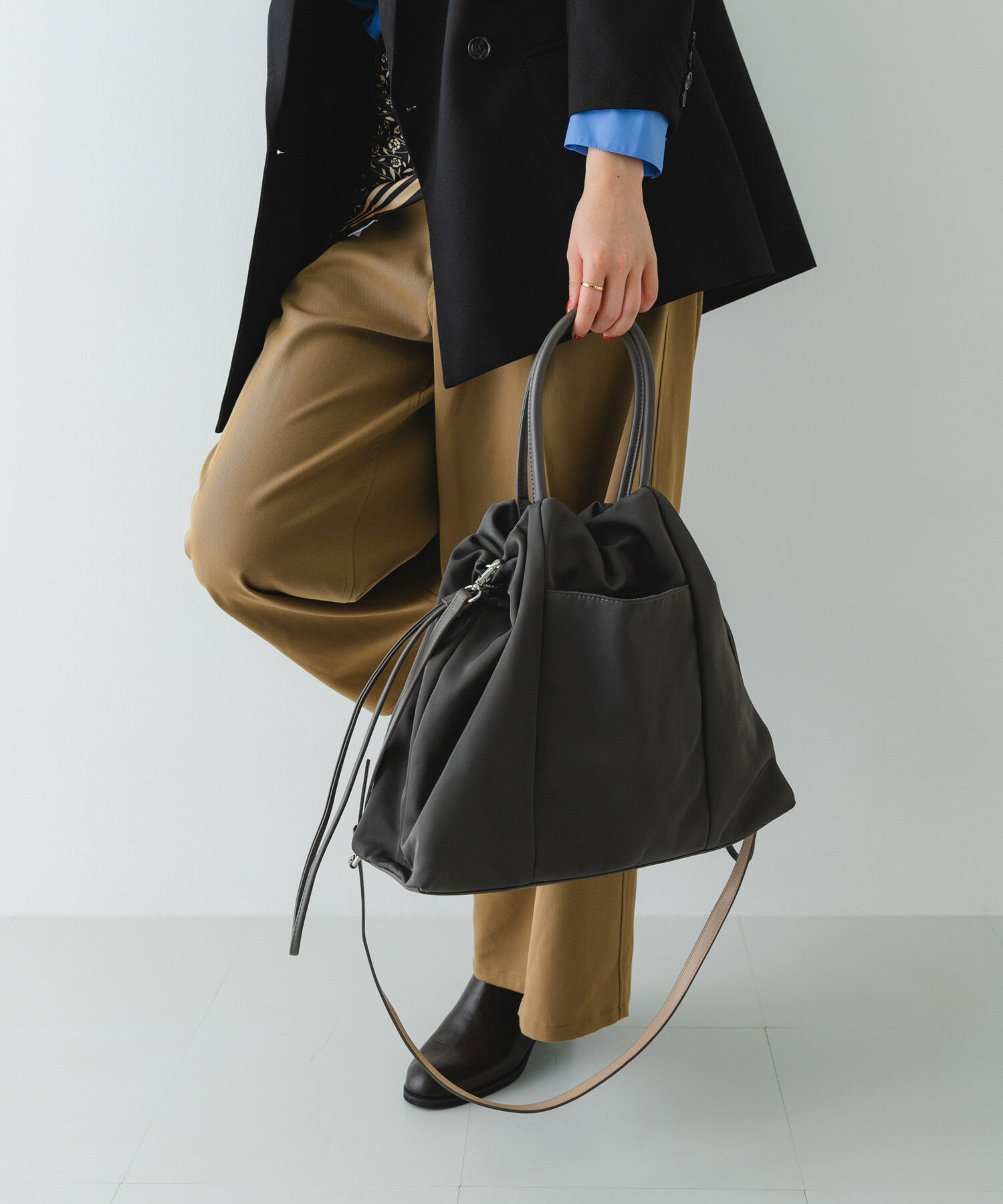 RODE SKO「ショルダー付撥水キンチャクバッグ」|ショルダー・メッセンジャー|