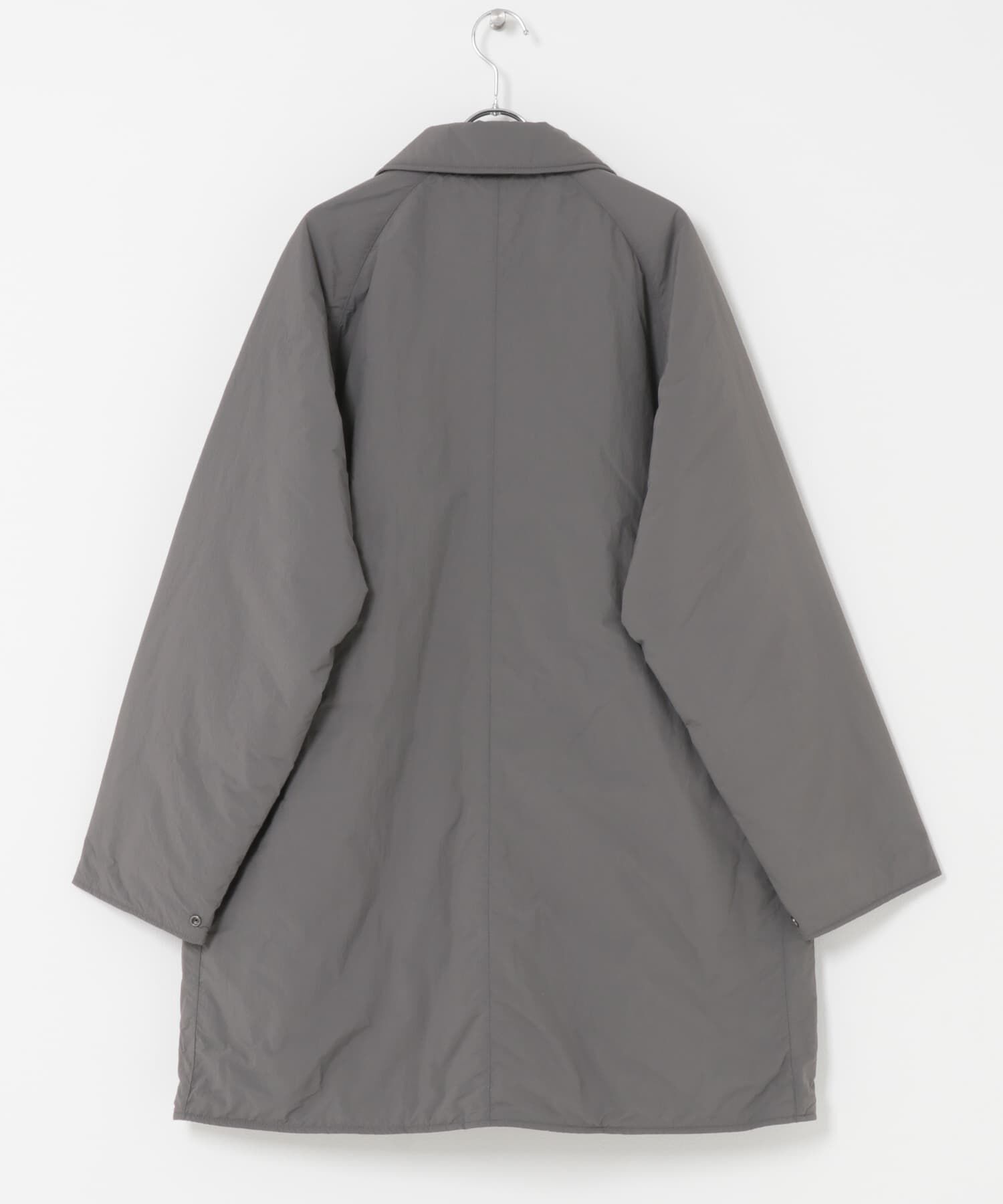 URBAN RESEARCH DOORS「ライトナイロン パデット バルマカンコート」|ノーカラーコート|