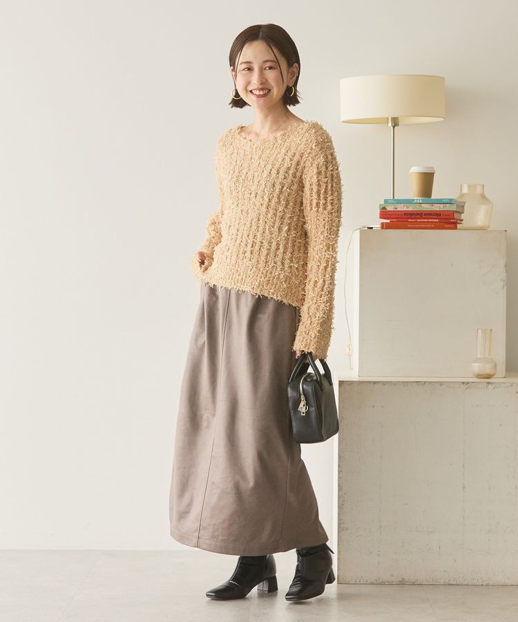 AMERICAN HOLIC「フェイクレザーダンボールスカート」|スカート|