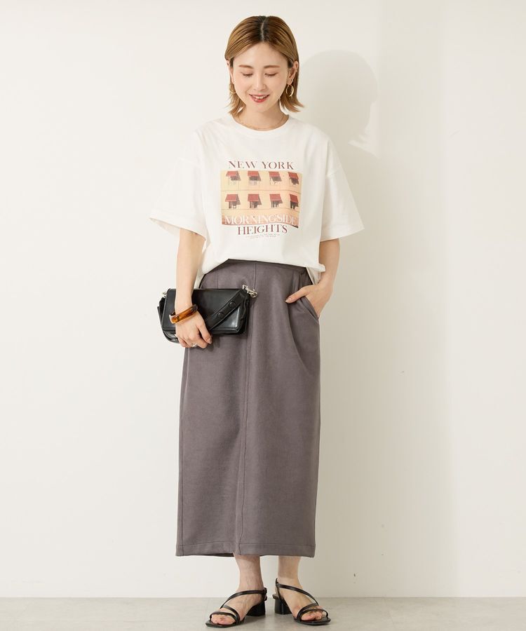 AMERICAN HOLIC「フェイクレザーダンボールスカート」|スカート|