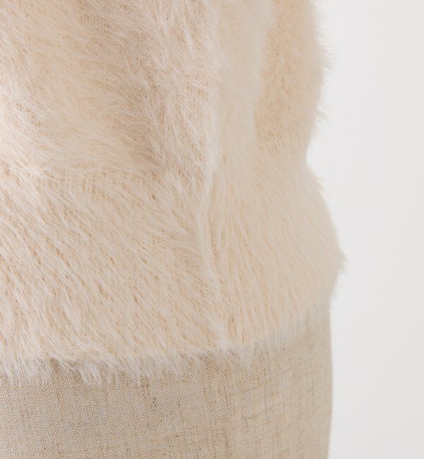  「プレート付きフェザーニット」|ニット・セーター|