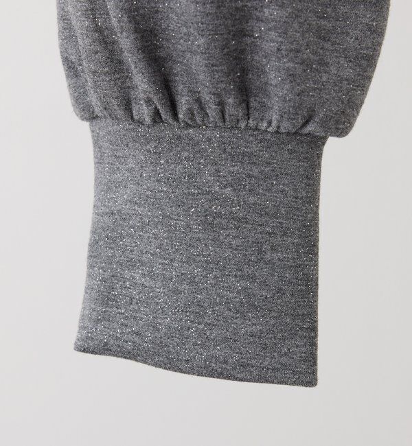  「肩リボン刺繍入りラメトップス」|プルオーバー|