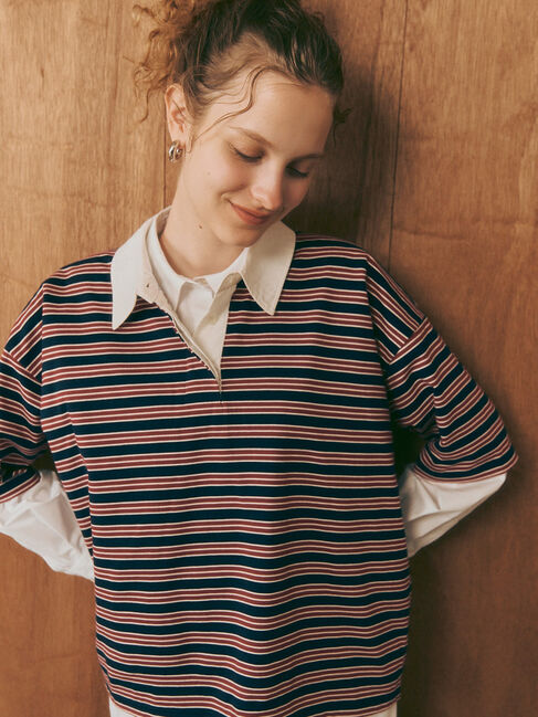 Te chichi TERRASSE「マルチボーダーラガーシャツ《2025autumn catalog item》」|その他|