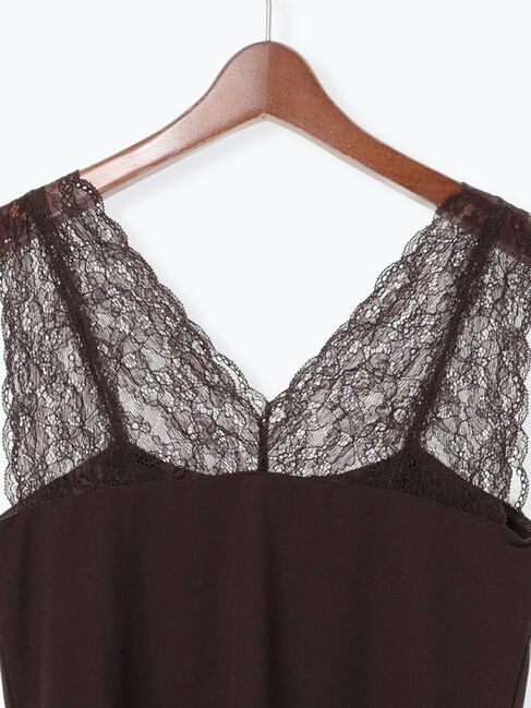 Te chichi「前後2WAYレースネックタンクトップ」|Tシャツ・カットソー|