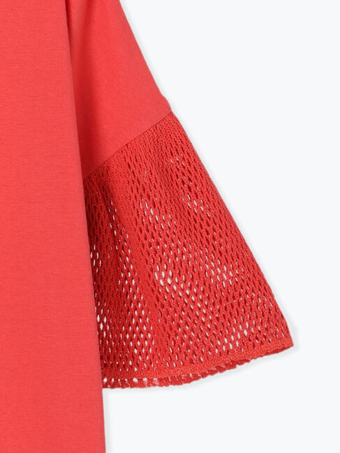 SM2「[接触冷感]袖メッシュプリントTシャツ」|Tシャツ・カットソー|