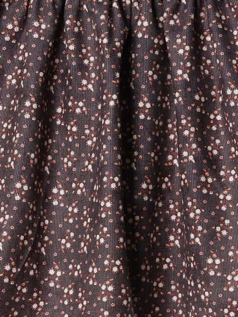 Samansa Mos2 Lagom「コーデュロイ花柄スカート」|スカート|