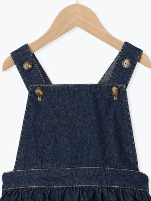 Samansa Mos2 Lagom「デニムジャンバースカート」|ワンピース|