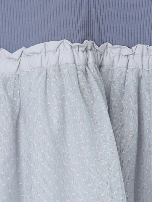 Samansa Mos2 Lagom「チュールドッキングワンピース」|ワンピース|