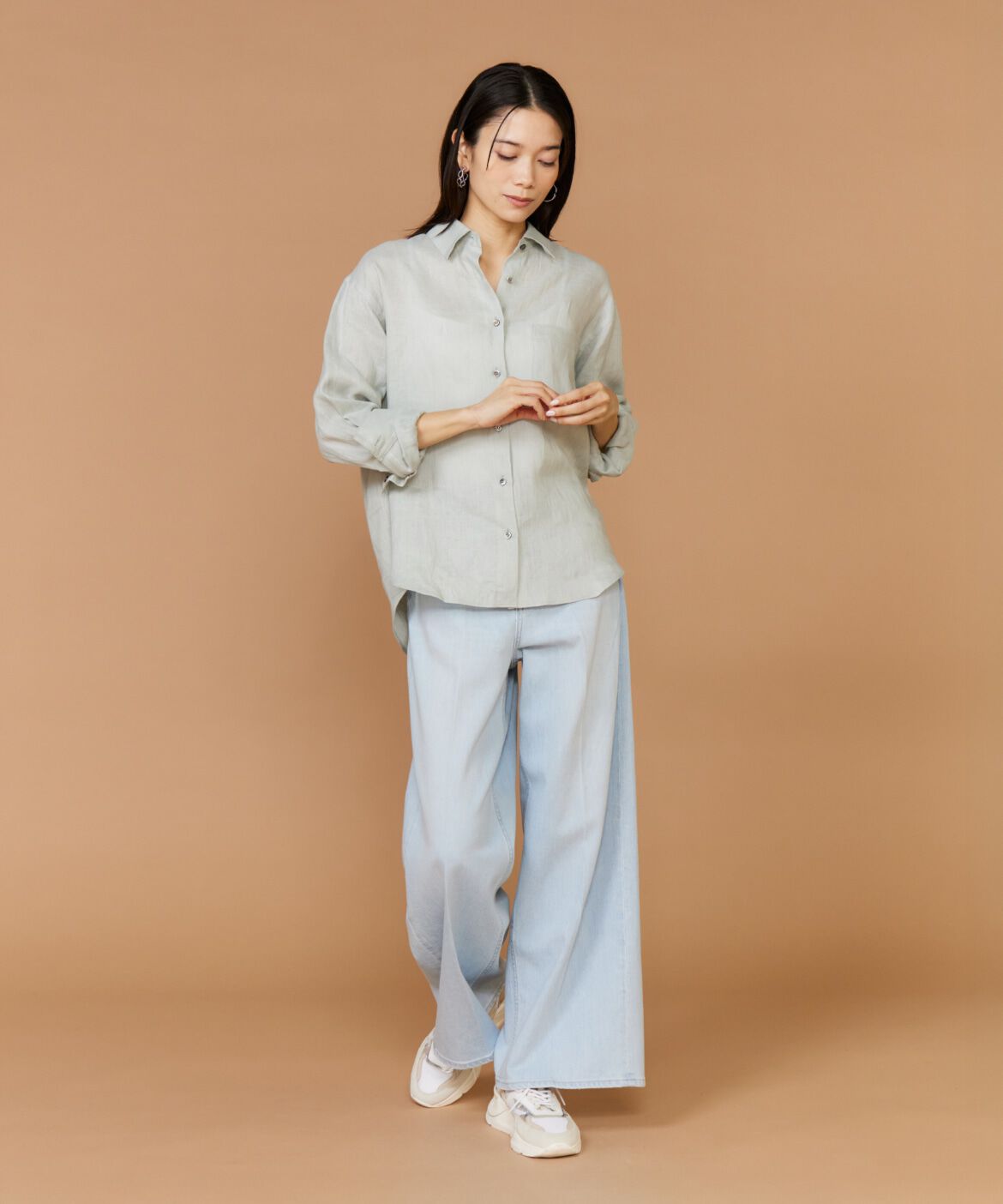 INED「《INED別注》ハイライズ・バギーデニム　Wild Ginger《Healthy DENIM》」|その他|