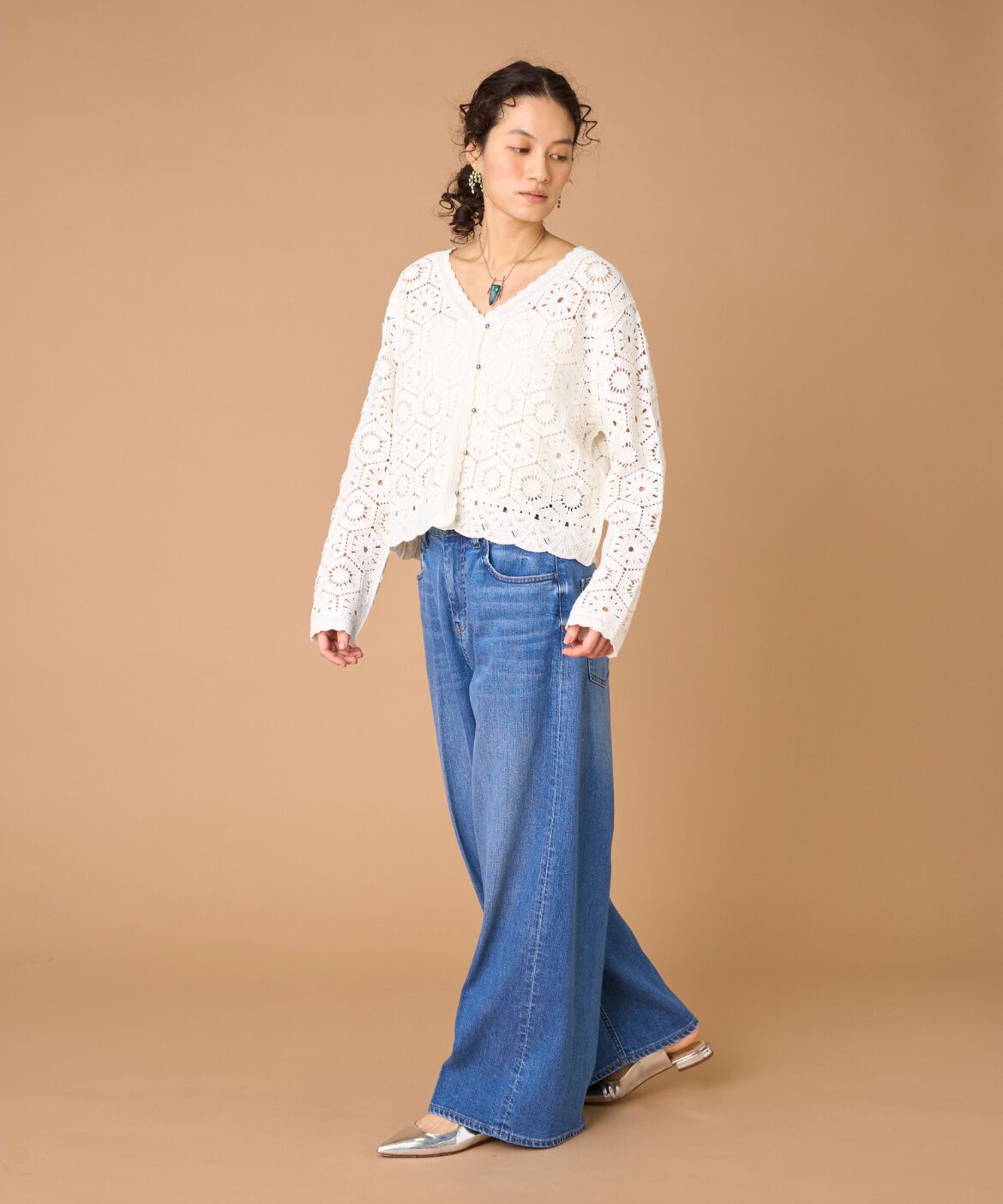 INED「《INED別注》ハイライズ・バギーデニム　Wild Ginger《Healthy DENIM》」|その他|
