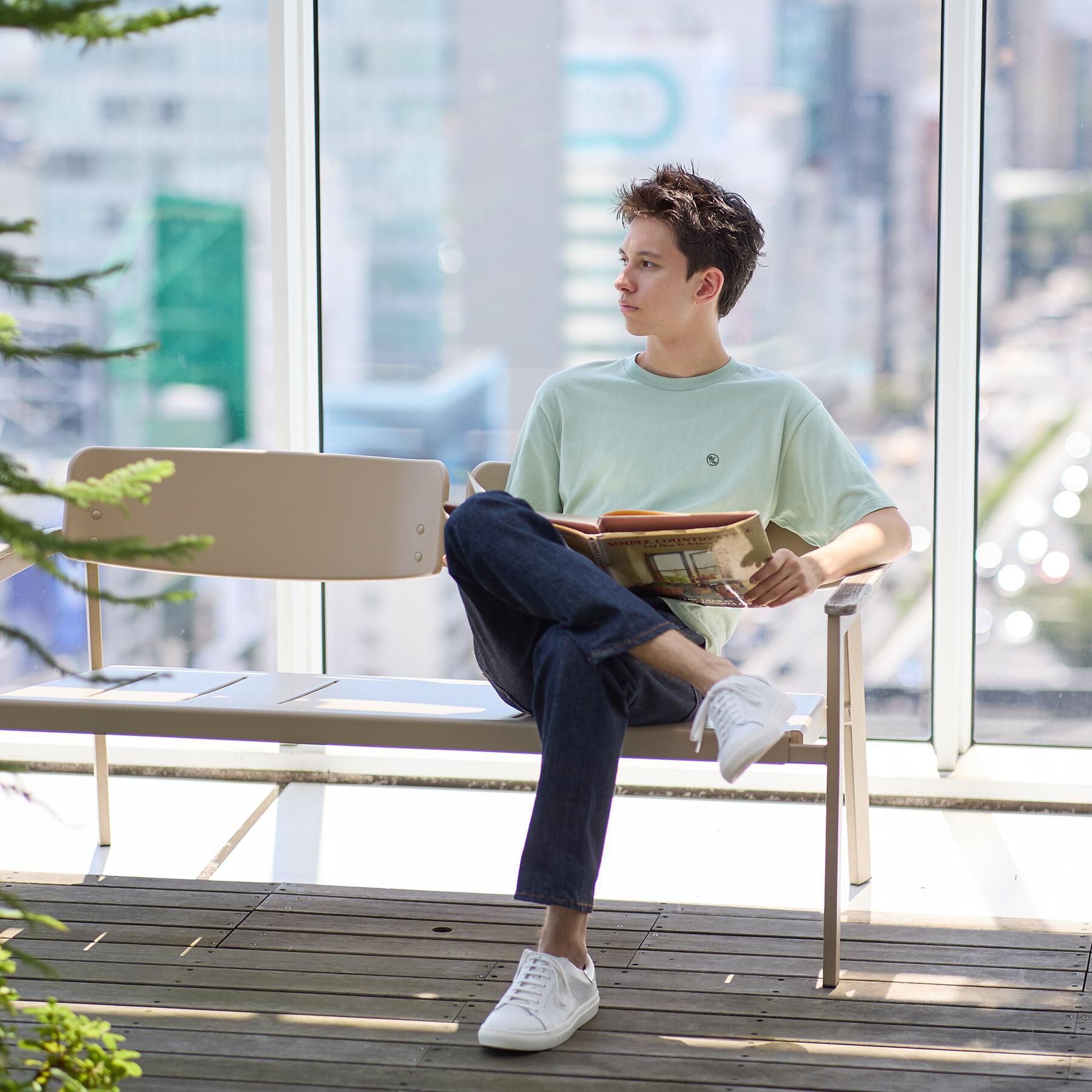 TAKEO KIKUCHI「【LIMITED】10colors ワンポイントロゴTシャツ」|Tシャツ・カットソー|