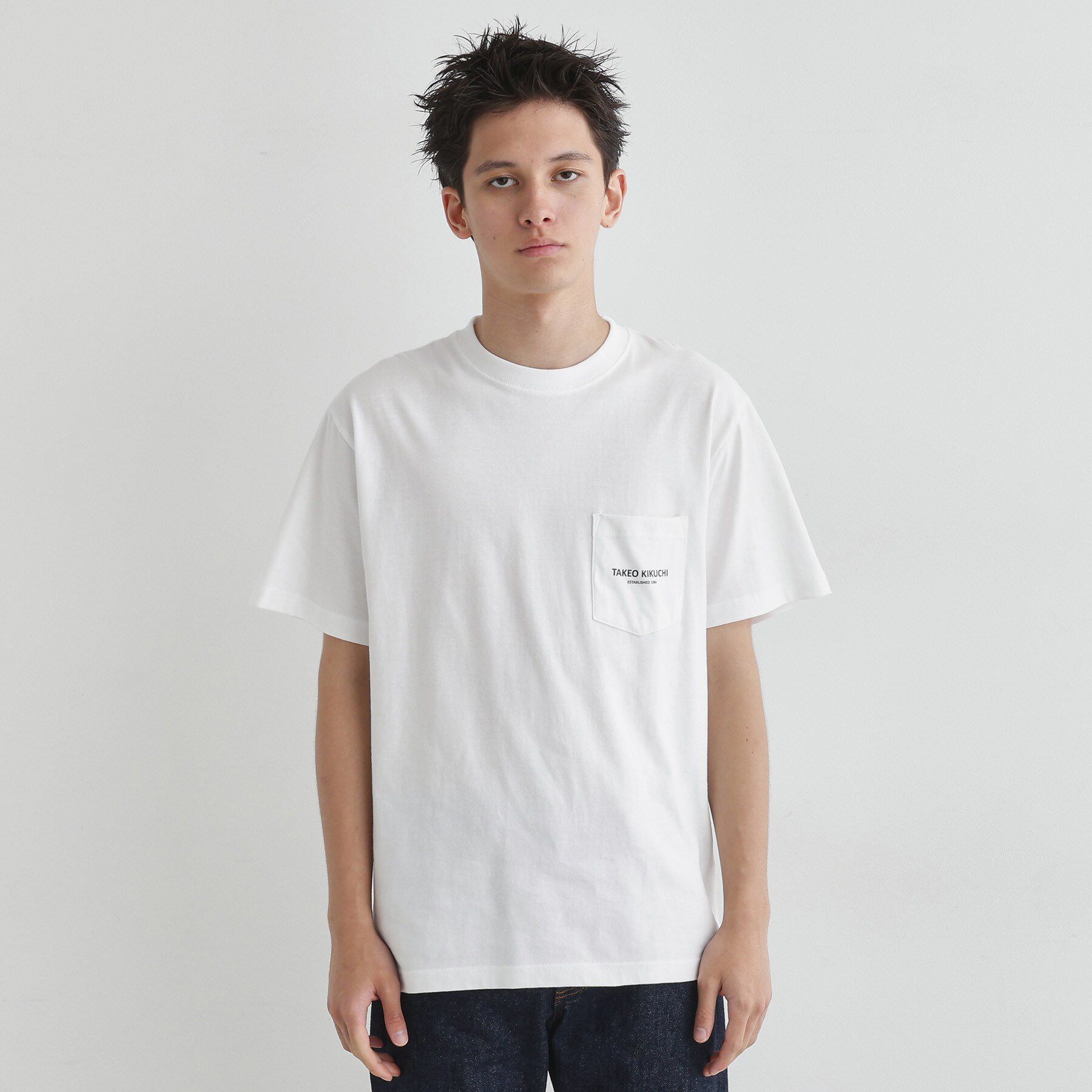 TAKEO KIKUCHI「【LIMITED】EST．1984ワンポイントロゴTシャツ」|Tシャツ・カットソー|