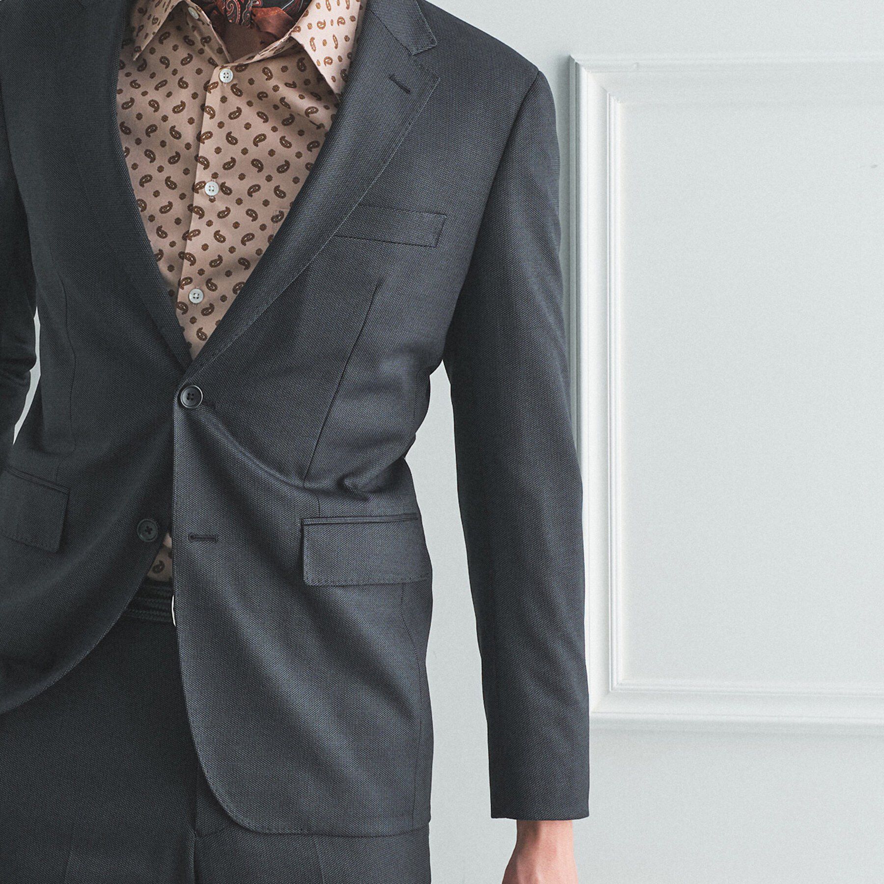 TAKEO KIKUCHI「【BOWLER HAT LABEL】ピンヘッドジャージ ジャケット」|テーラードジャケット|