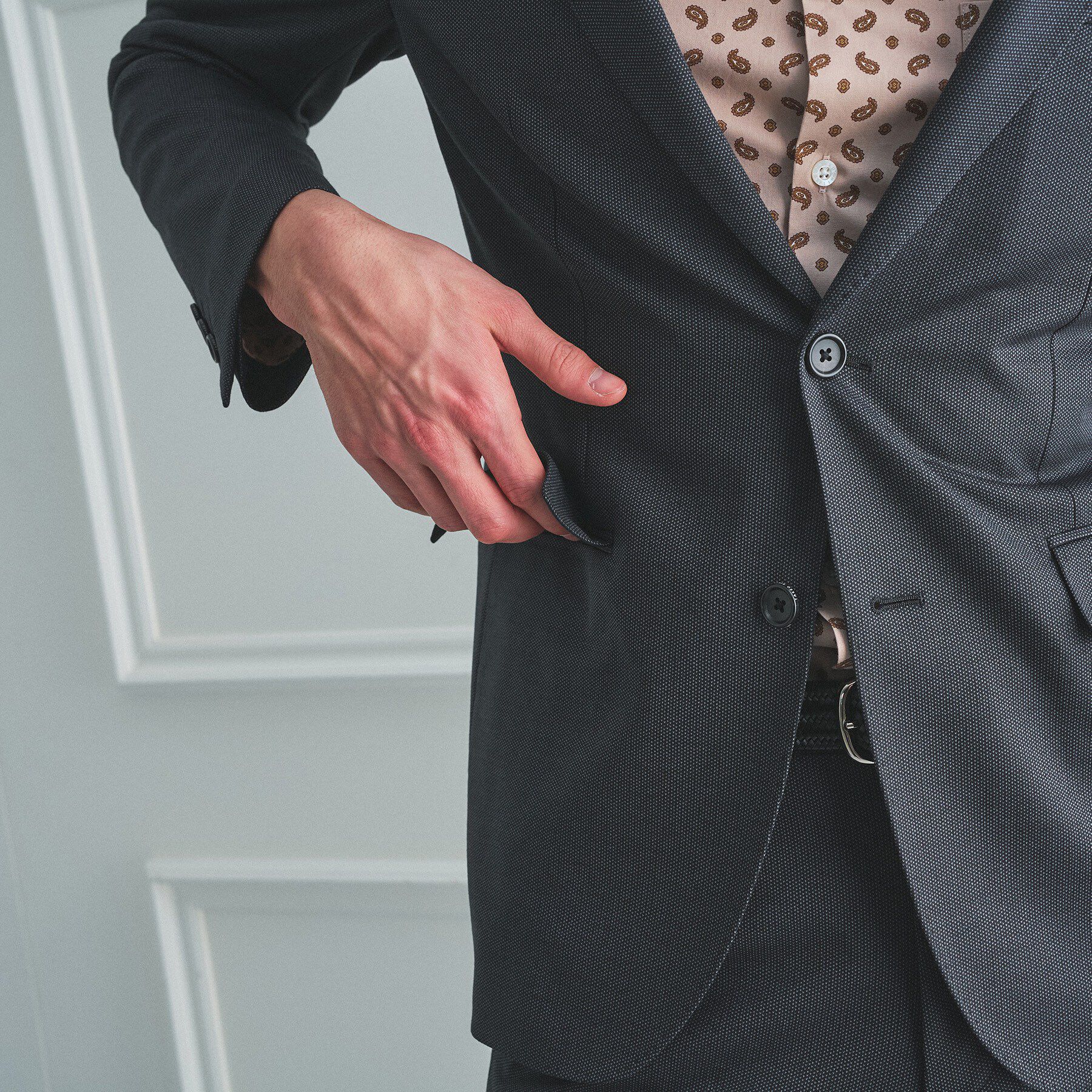 TAKEO KIKUCHI「【BOWLER HAT LABEL】ピンヘッドジャージ ジャケット」|テーラードジャケット|