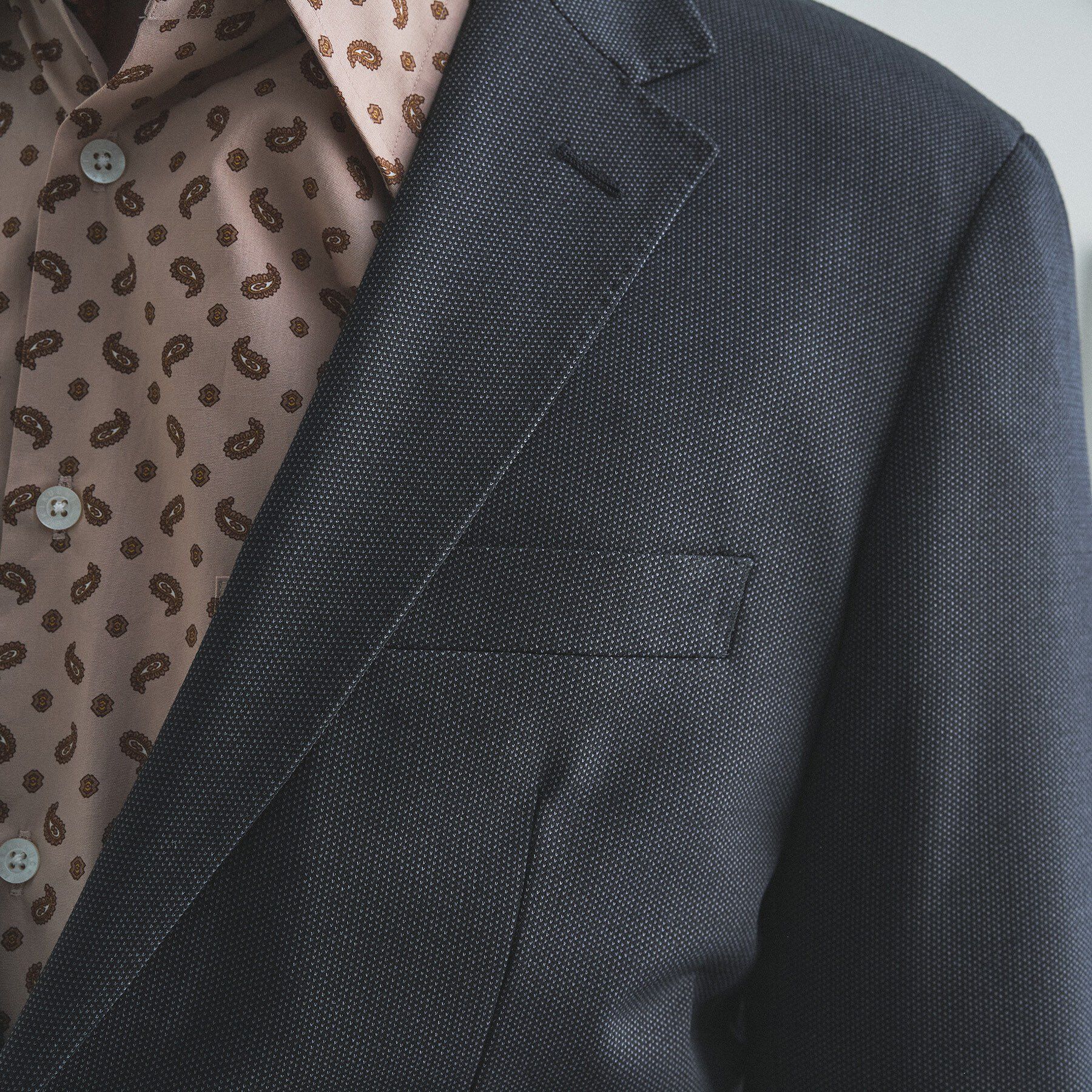 TAKEO KIKUCHI「【BOWLER HAT LABEL】ピンヘッドジャージ ジャケット」|テーラードジャケット|