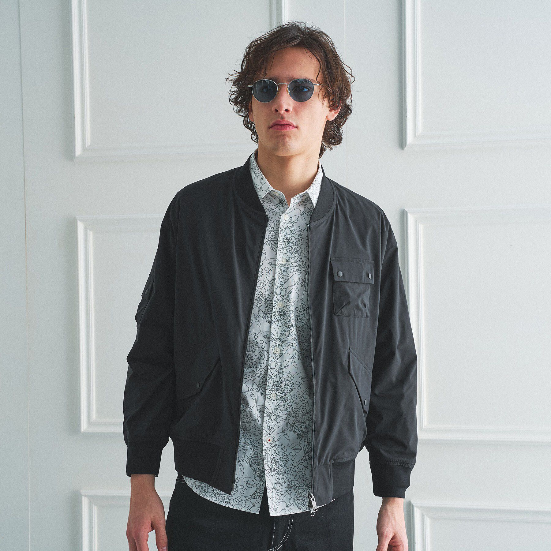 TAKEO KIKUCHI「【BOWLER HAT LABEL】撥水 MA－1ブルゾン」|ブルゾン・スタジャン|