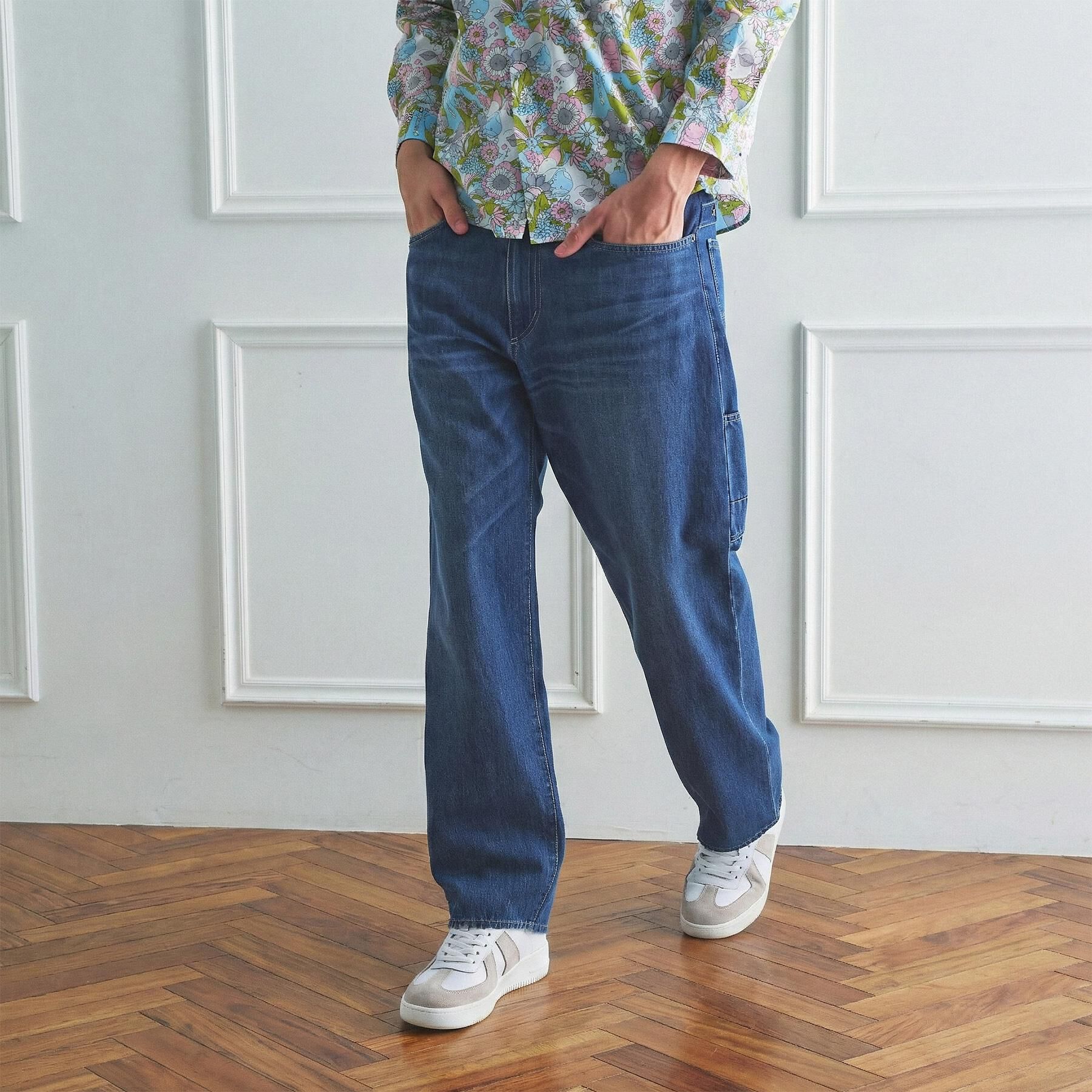 TAKEO KIKUCHI「【BOWLER HAT LABEL】エクスプローラー デニムパンツ」|デニム|ブルー(092)