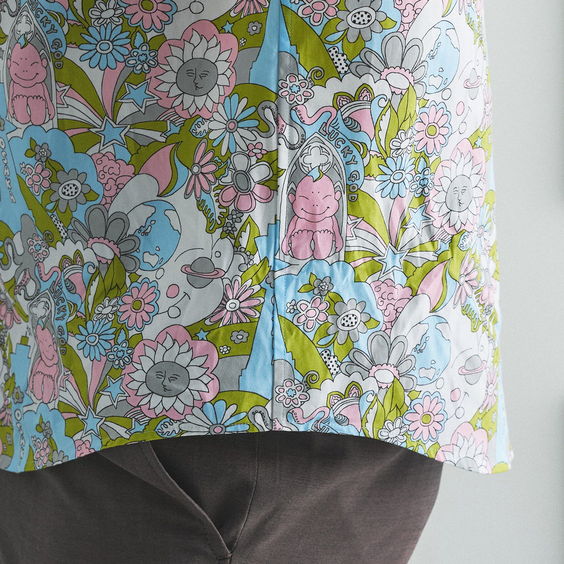 TAKEO KIKUCHI「【BOWLER HAT LABEL】ビリケンプリント 長袖シャツ」|シャツ・ブラウス|