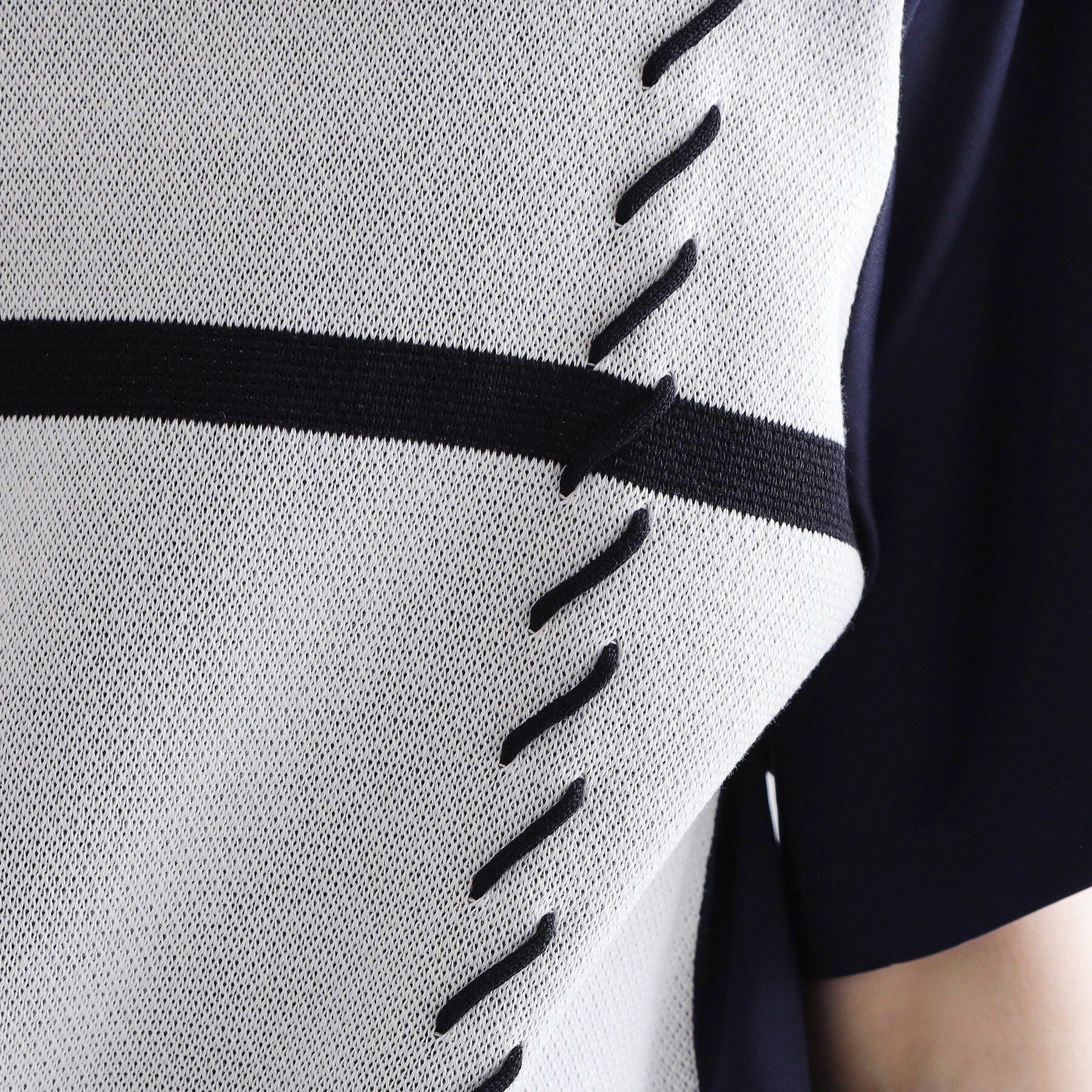 tk.TAKEO KIKUCHI「ニットドッキングクロスオーバー」|Tシャツ・カットソー|