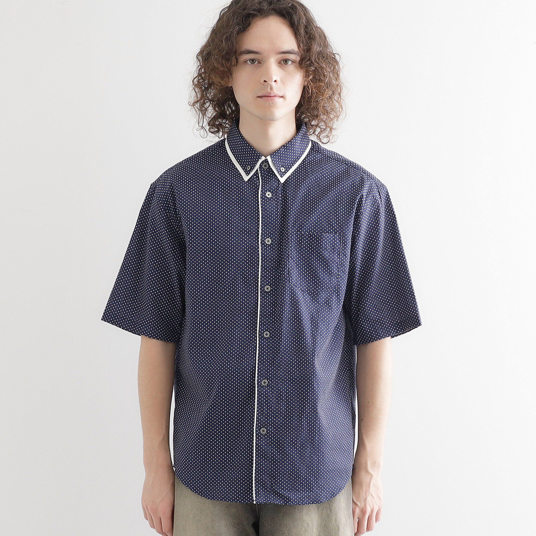 tk.TAKEO KIKUCHI「2枚衿ドット柄シャツ」|シャツ・ブラウス|