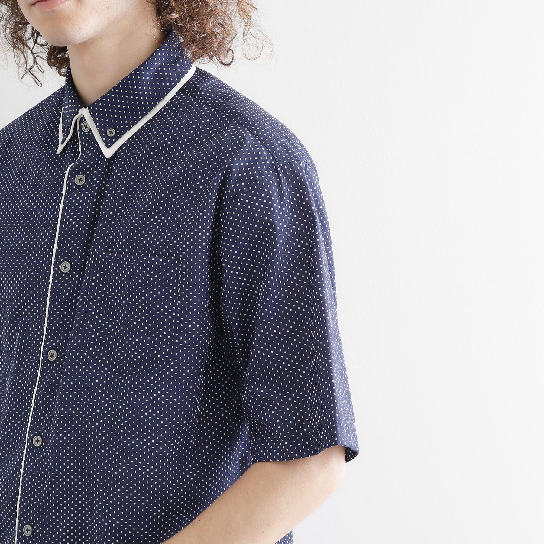 tk.TAKEO KIKUCHI「2枚衿ドット柄シャツ」|シャツ・ブラウス|