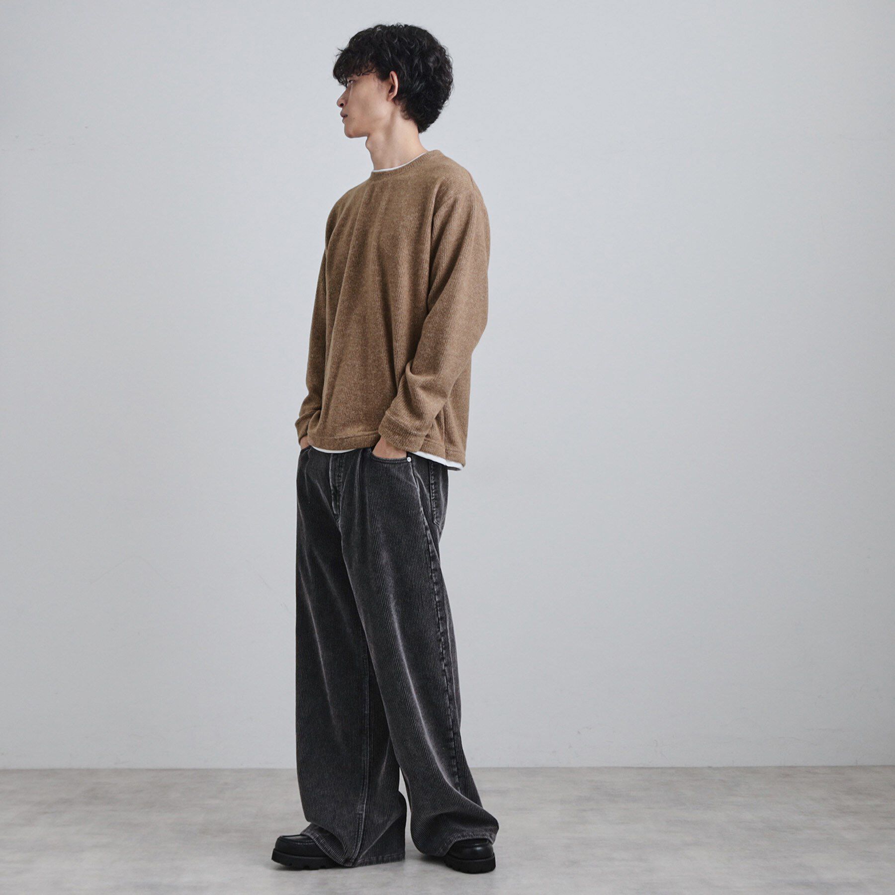 tk.TAKEO KIKUCHI「フェイクレイヤードニットソー」|Tシャツ・カットソー|