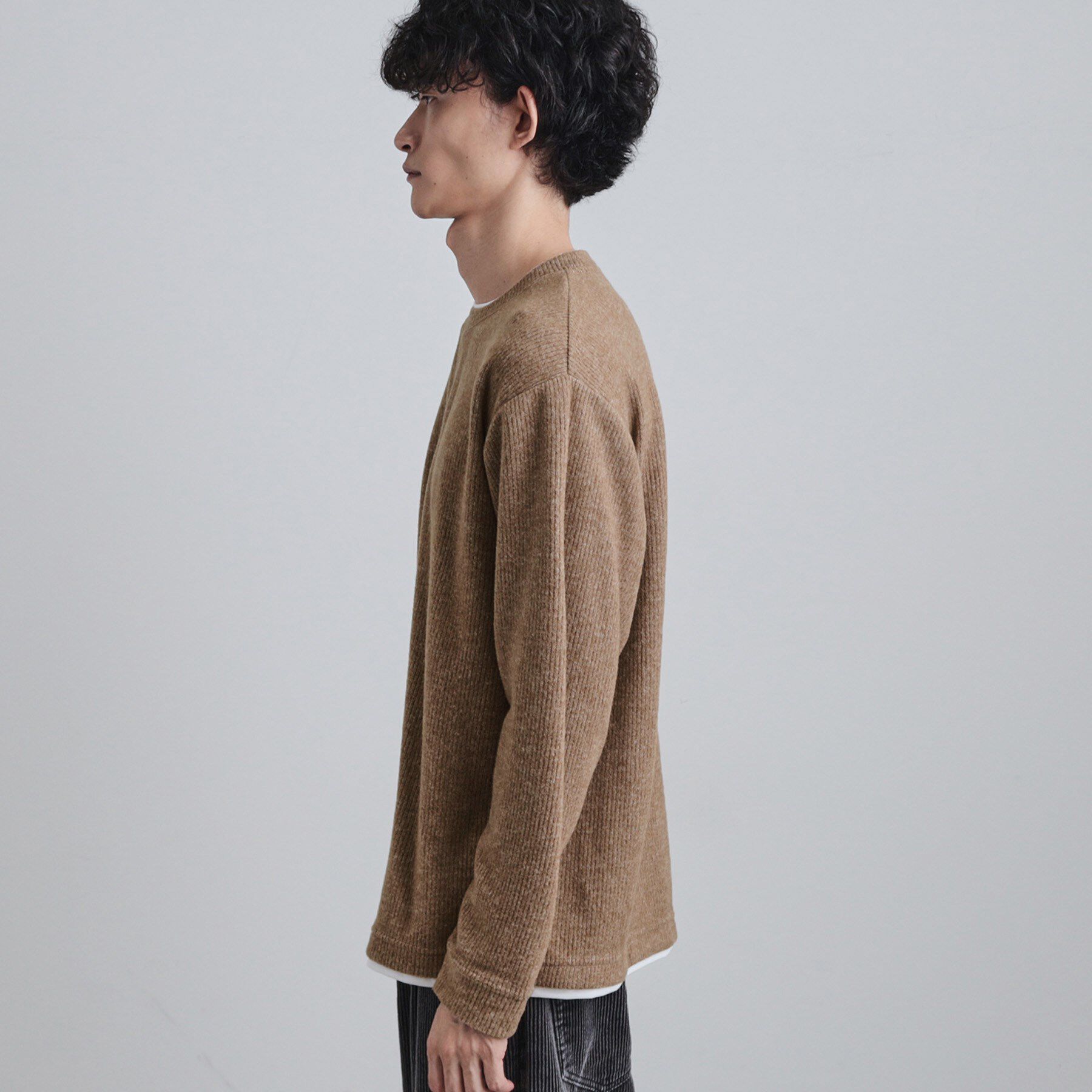 tk.TAKEO KIKUCHI「フェイクレイヤードニットソー」|Tシャツ・カットソー|