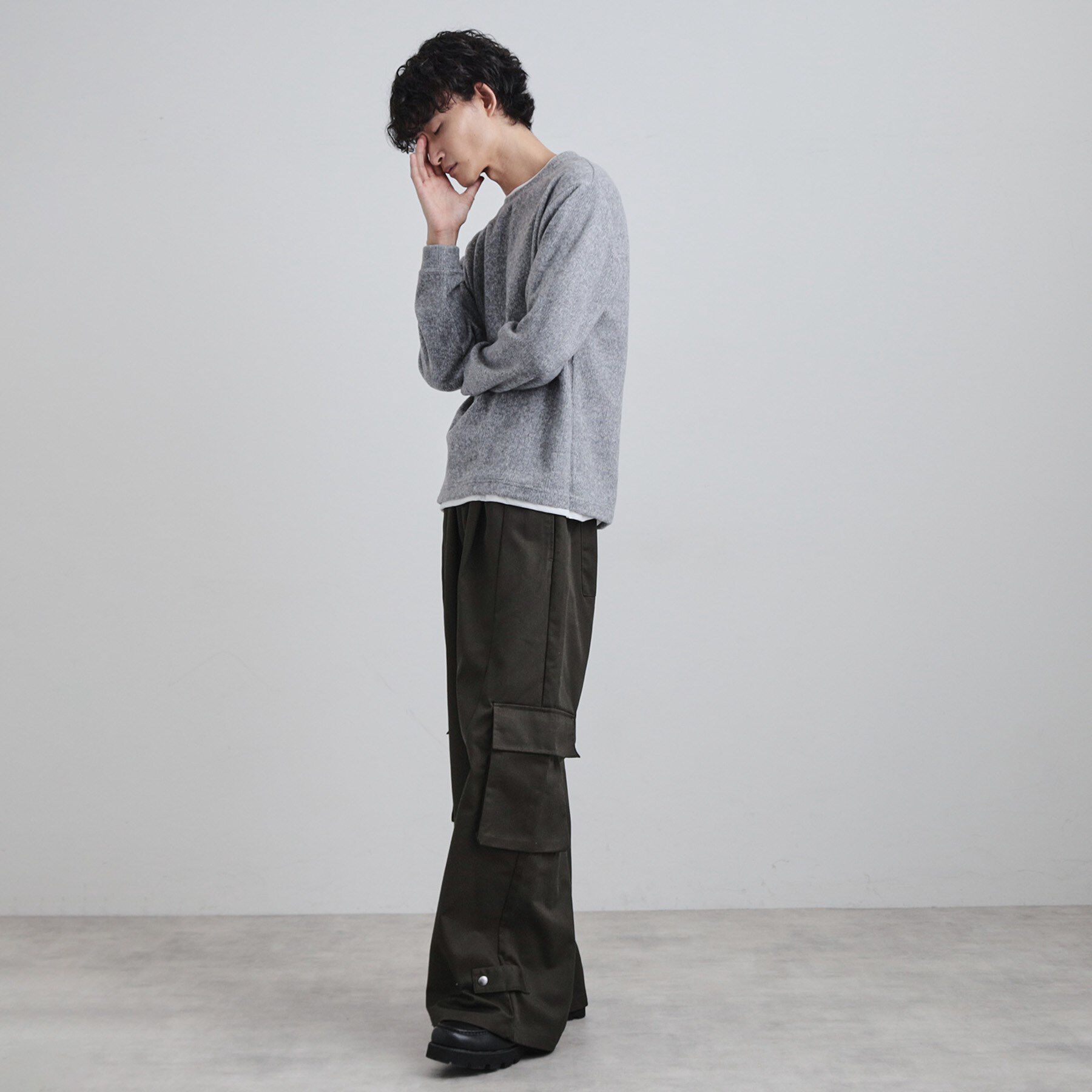 tk.TAKEO KIKUCHI「フェイクレイヤードニットソー」|Tシャツ・カットソー|