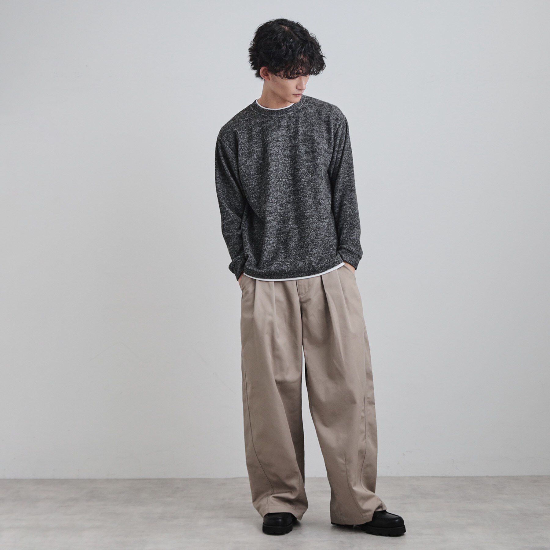 tk.TAKEO KIKUCHI「フェイクレイヤードニットソー」|Tシャツ・カットソー|