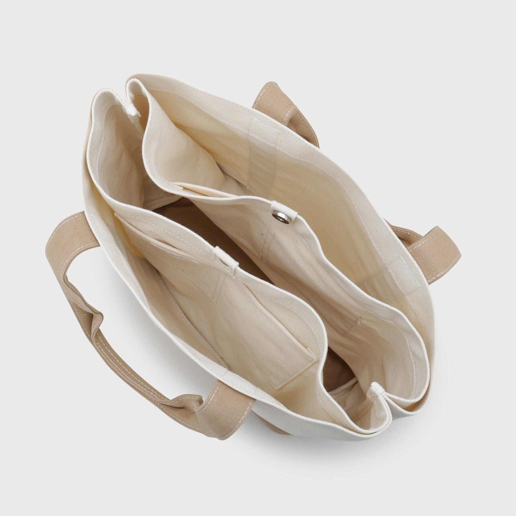 OPAQUE.CLIP「バイカラー帆布BIGトート」|トートバッグ|